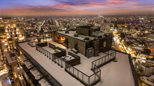 Herfra har du en vidstrakt utsikt over Lillestrøm og områdene rundt.