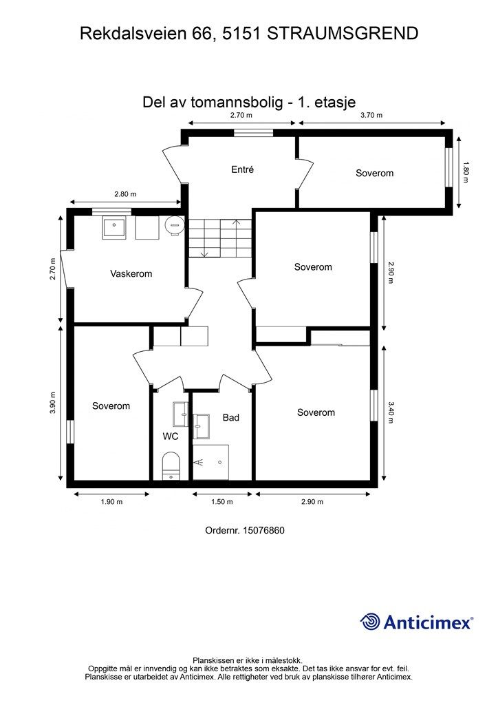 Plantegning - 1. etasje