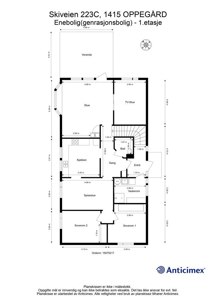 Plantegning 1.etasje