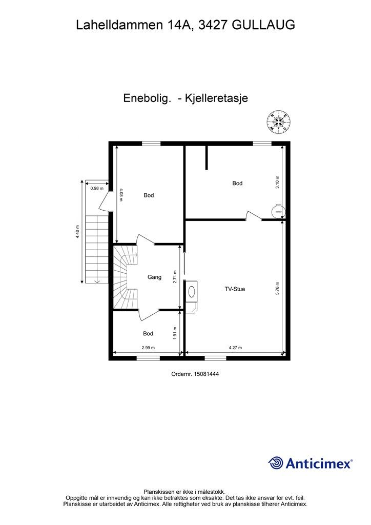 Plantegning - Kjeller