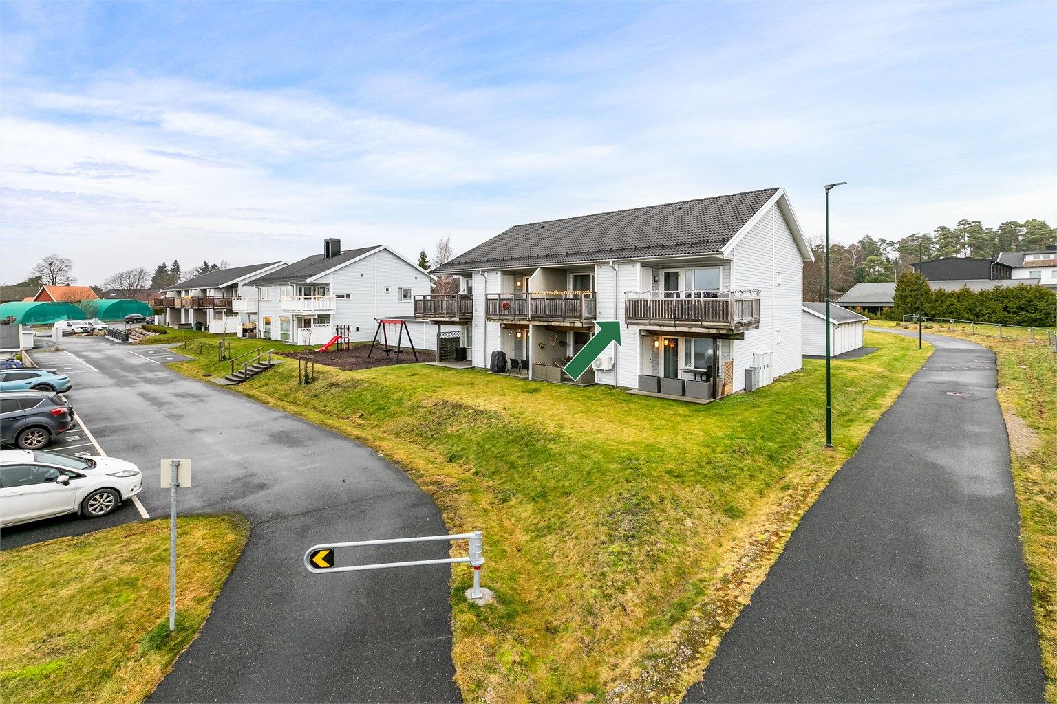 Velkommen til Vårliveien 23F - presentert av Krogsveen. Fotograf; Børge Oppegård.