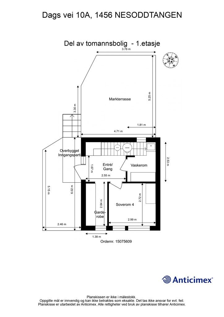 Plantegning 1. etasje