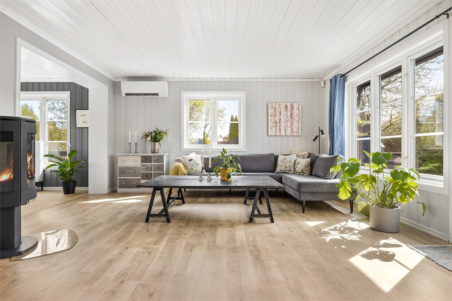 Dette er en innholdsrik og familievennlig enebolig med en fleksibel planløsning over tre plan.
Foto: Stine Prøitz Jørgensen