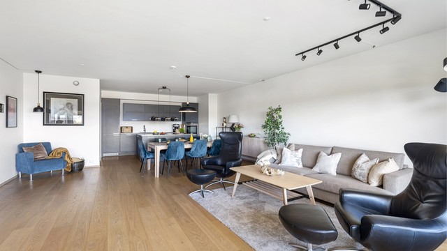 Leiligheten er enkel å møblere etter egne ønsker og behov.