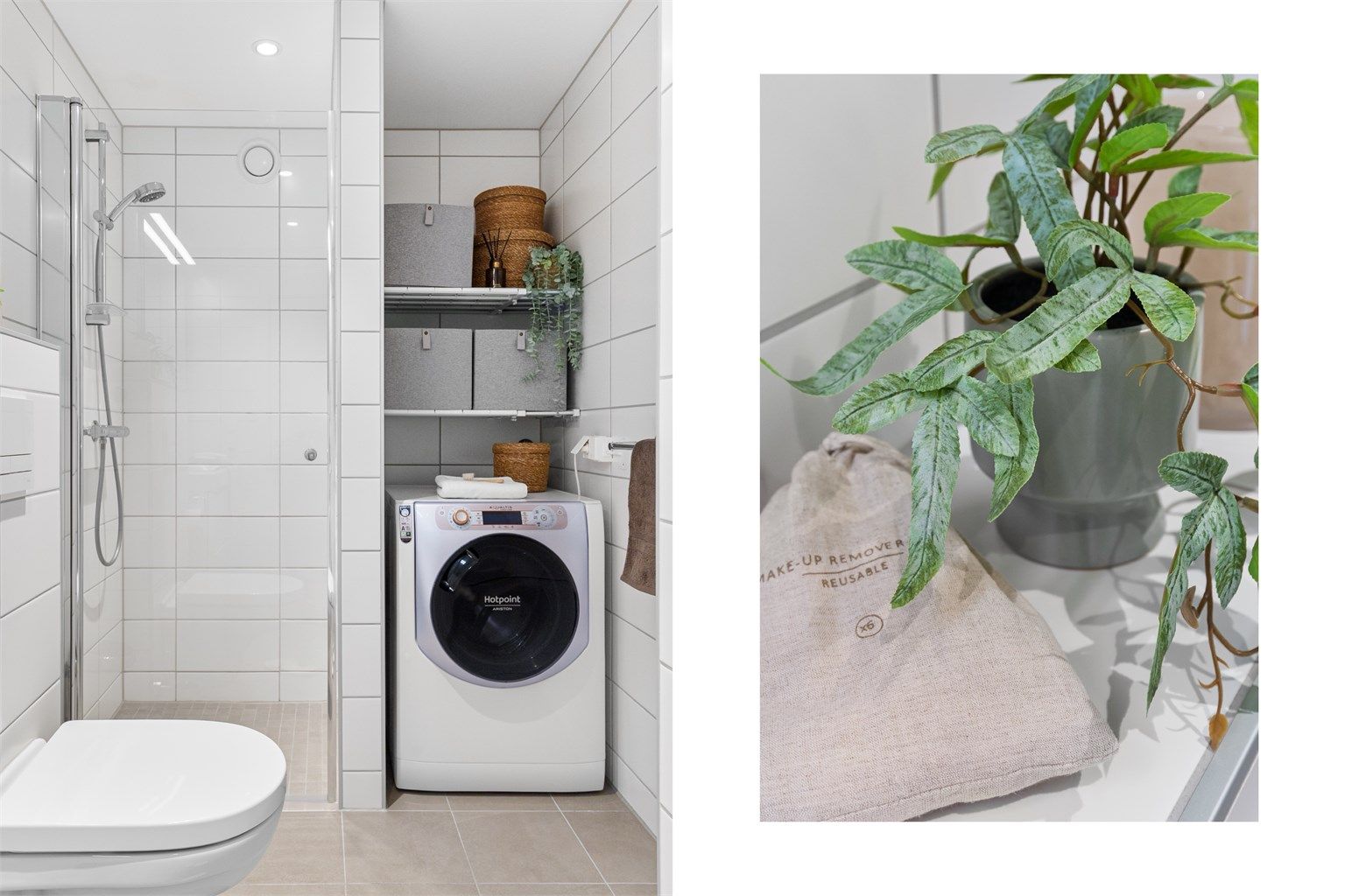 - Innredet med en koselig krok hvor vaskemaskin kan plasseres -