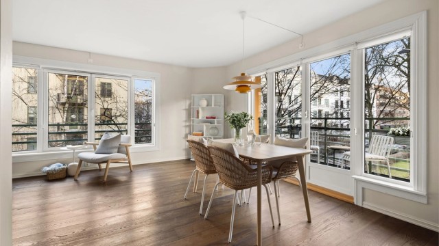 Velkommen til Schønings gate 32! - Presentert av Marius Dyngeland Iversen v/ Eiendomsmegler Krogsveen. Foto: Isnitt.