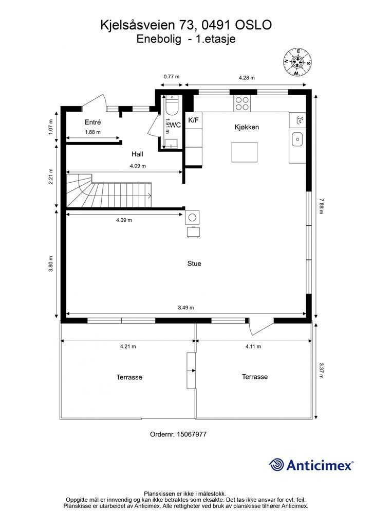 Planskisse 1. etasje