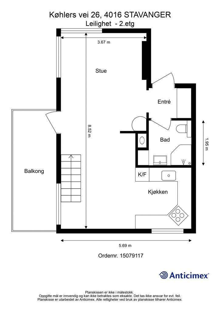Plantegning- 2. etasje