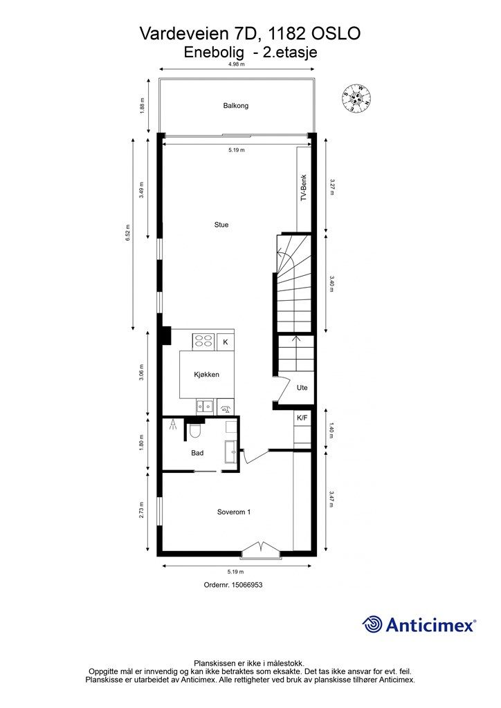Plantegning 2.etasje