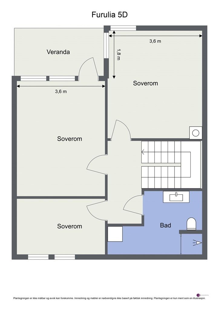 Plantegning 2. etasje