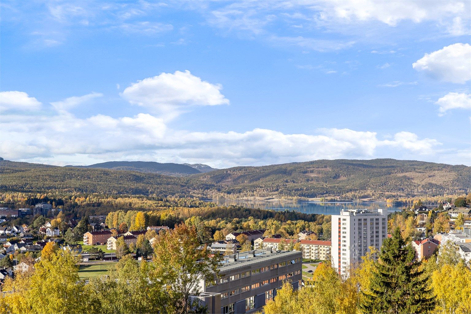 Her kan du nyte utsikten av "Maridalsalpene"
