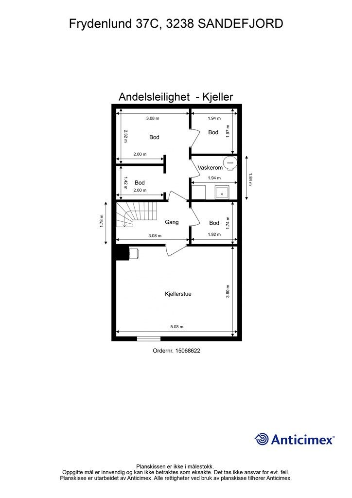 Plantegning - Kjeller