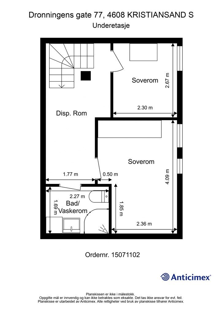 Plantegning Underetasje