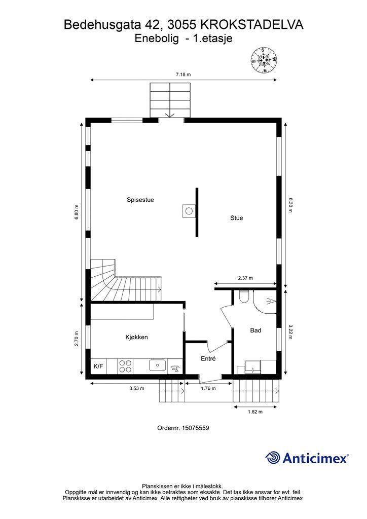 Plantegning - 1. etasje