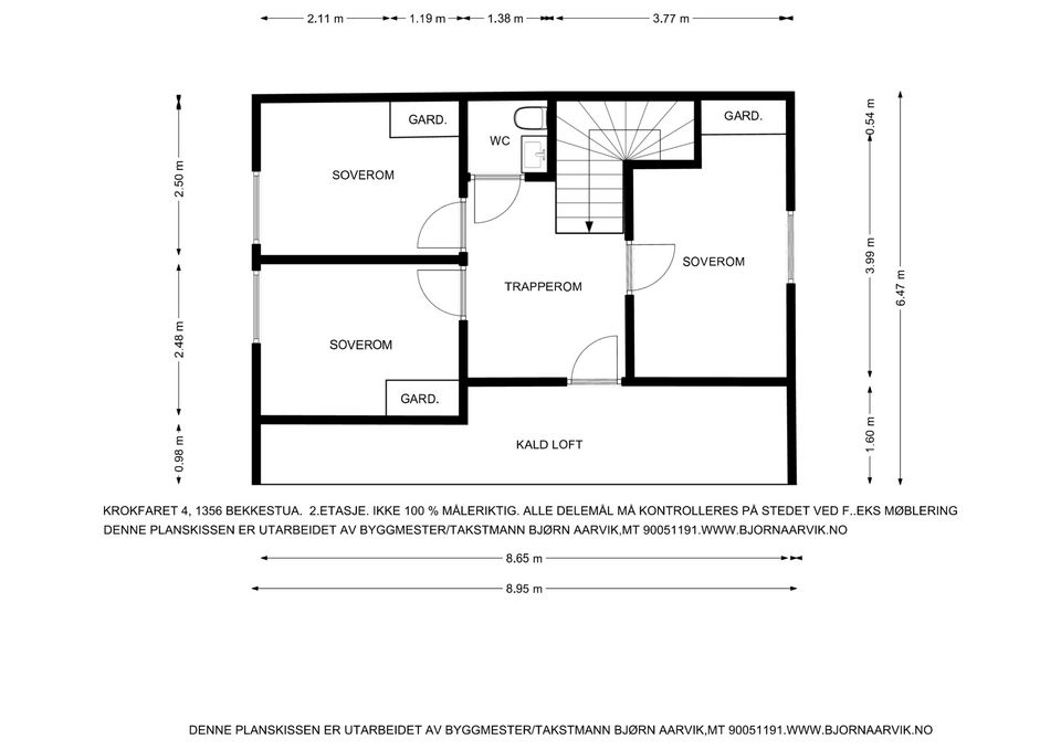 Plantegning 2. etasje
