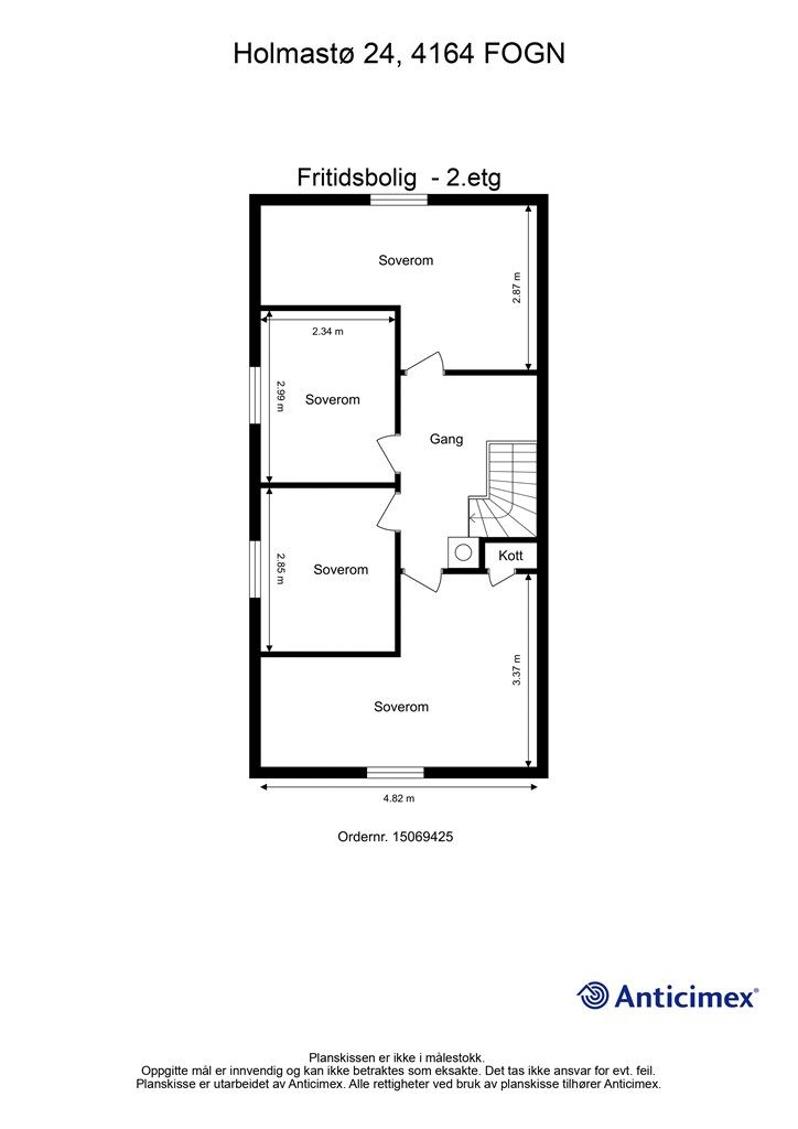 Plantegning - 2. etasje