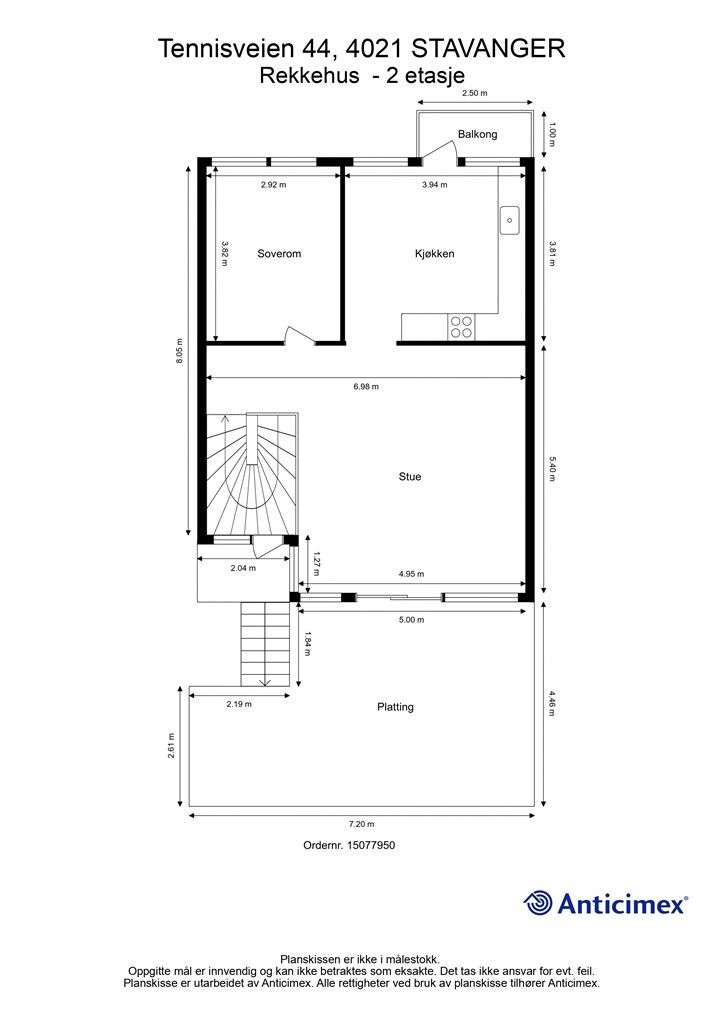 Plantegning 2.etasje.