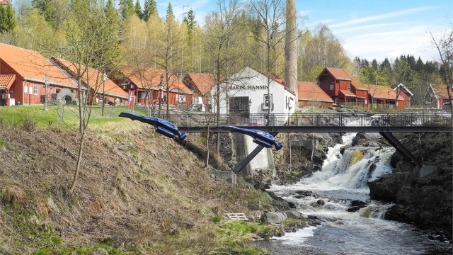 Fra eiendommen er det gangavstand til idylliske Bærums Verk