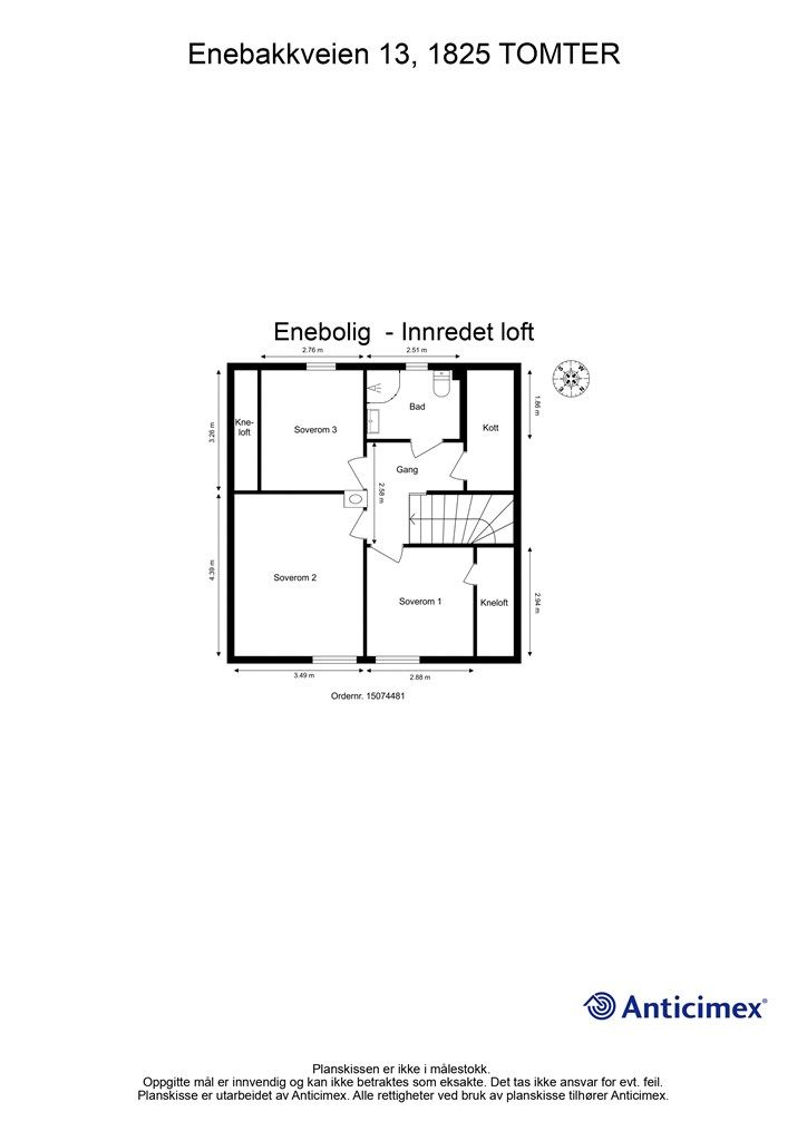 Plantegning 2. etasje