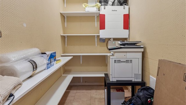 I den andre boden er aggregatet for det balanserte ventilasjonsanlegget plassert.