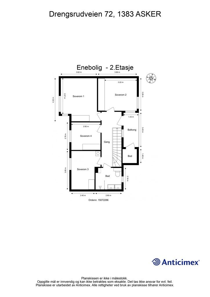 Plantegning - 2.Etasje