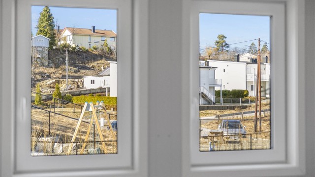 Utsikt fra hovedsoverom.