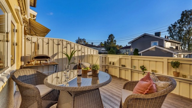 her er det bare å invitere venner og familie til hyggelige sommerkvelder.