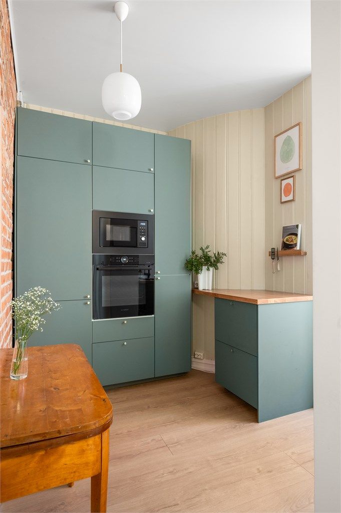 Også kjøkkenet har gulvvarme for økt komfort. 