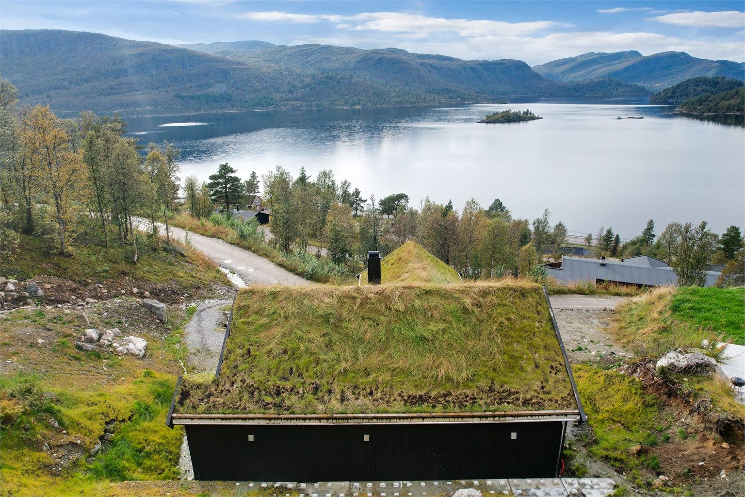 Flott utsikt og solforhold.