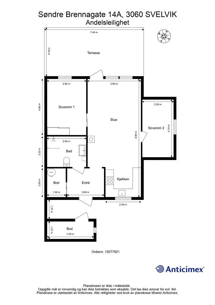 Plantegning - 1. etasje