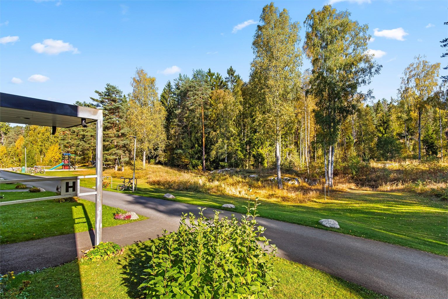 Leilighetene grenser mot marka