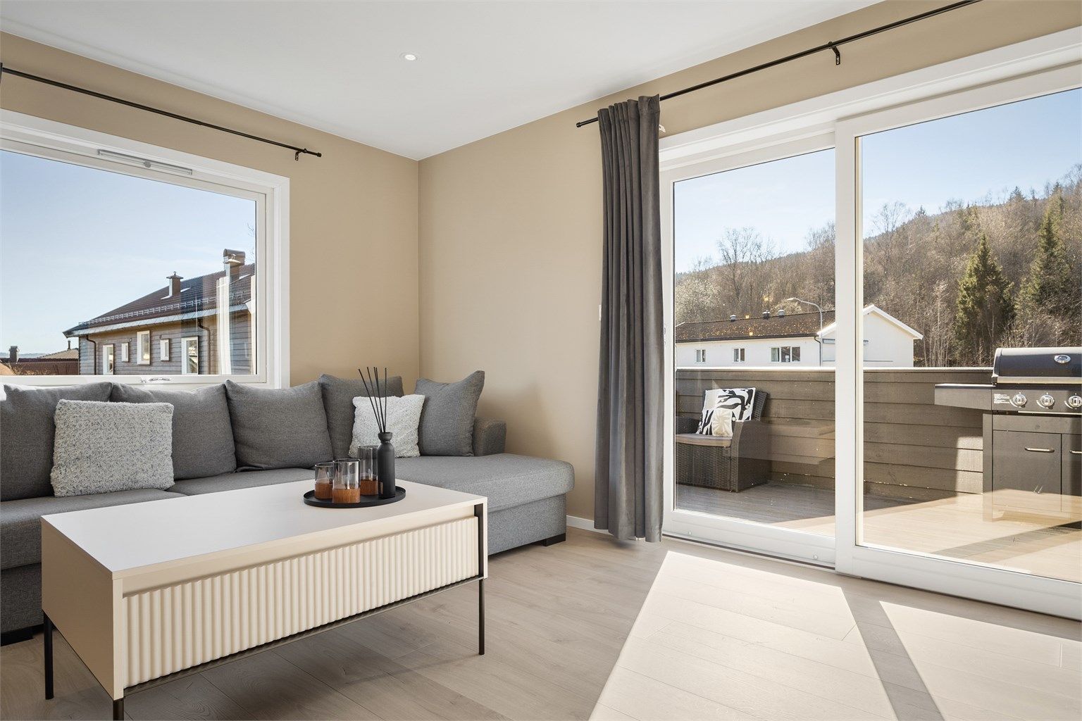  Utgang til balkong på 10 kvm