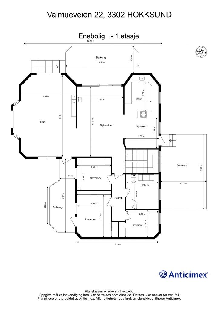Plantegning 1. etasje