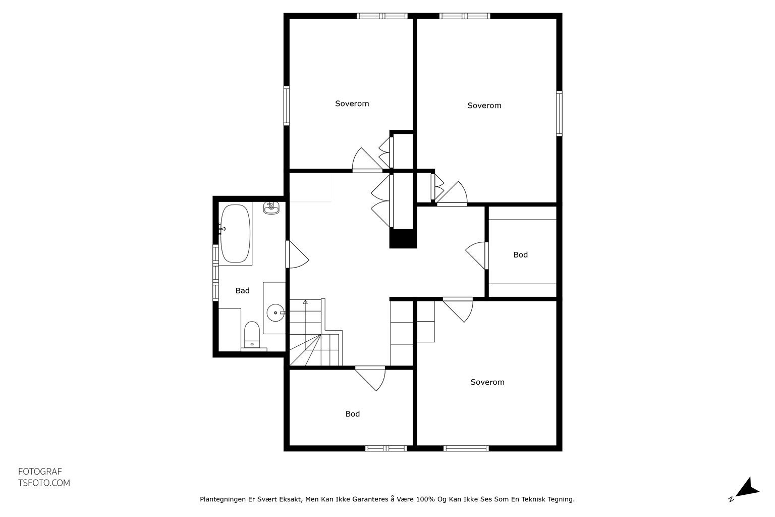 Plantegning - 2 etasje