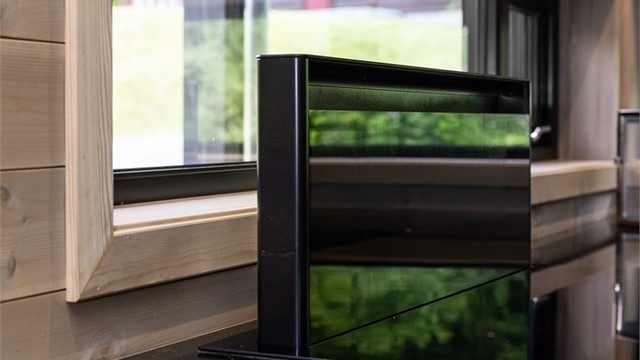 Og platetoppen har innebygd ventilator