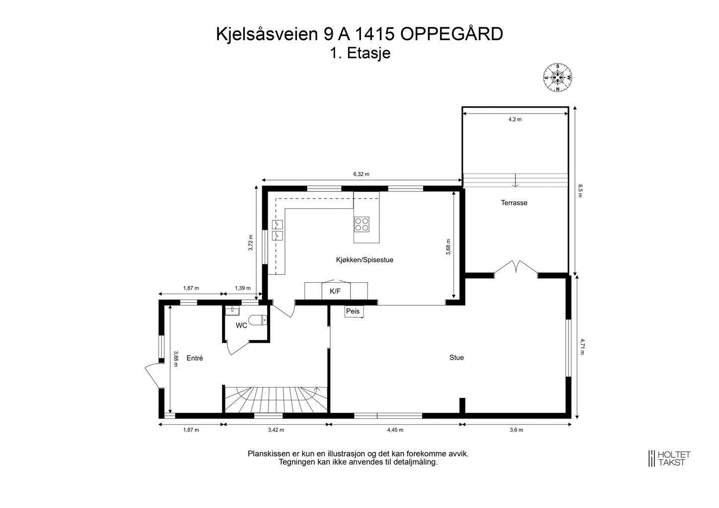 Plantegning - 1. etasje
