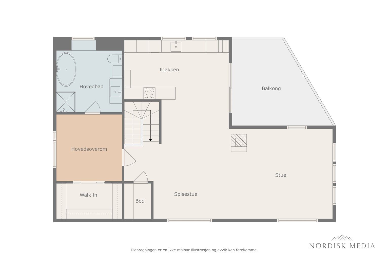 Plantegning 2. etasje. 