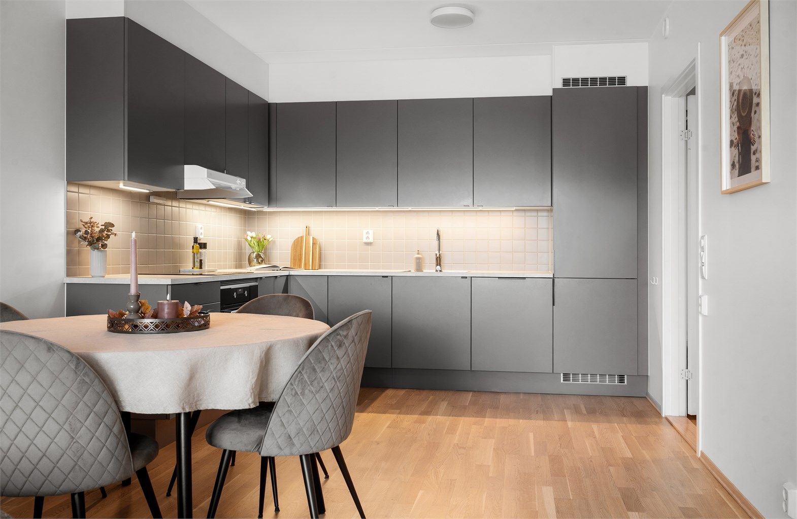 Oppgradert hvitevarepakke fra Electrolux valgt som tilvalg ved oppføring.