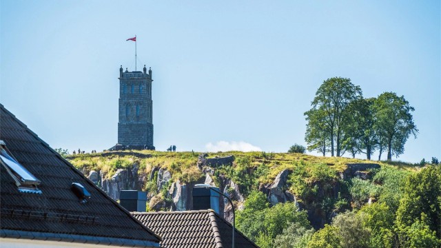 Nydelig utsikt mot Slottsfjell - Tønsbergs hovedattraksjon!