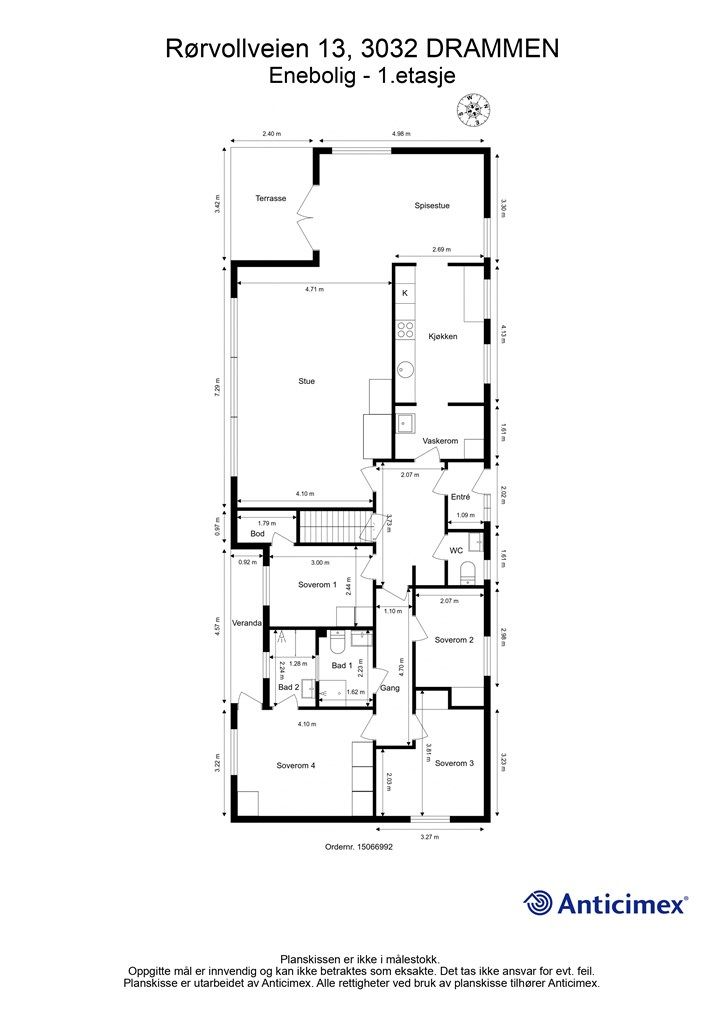 Plantegning - 1. etasje