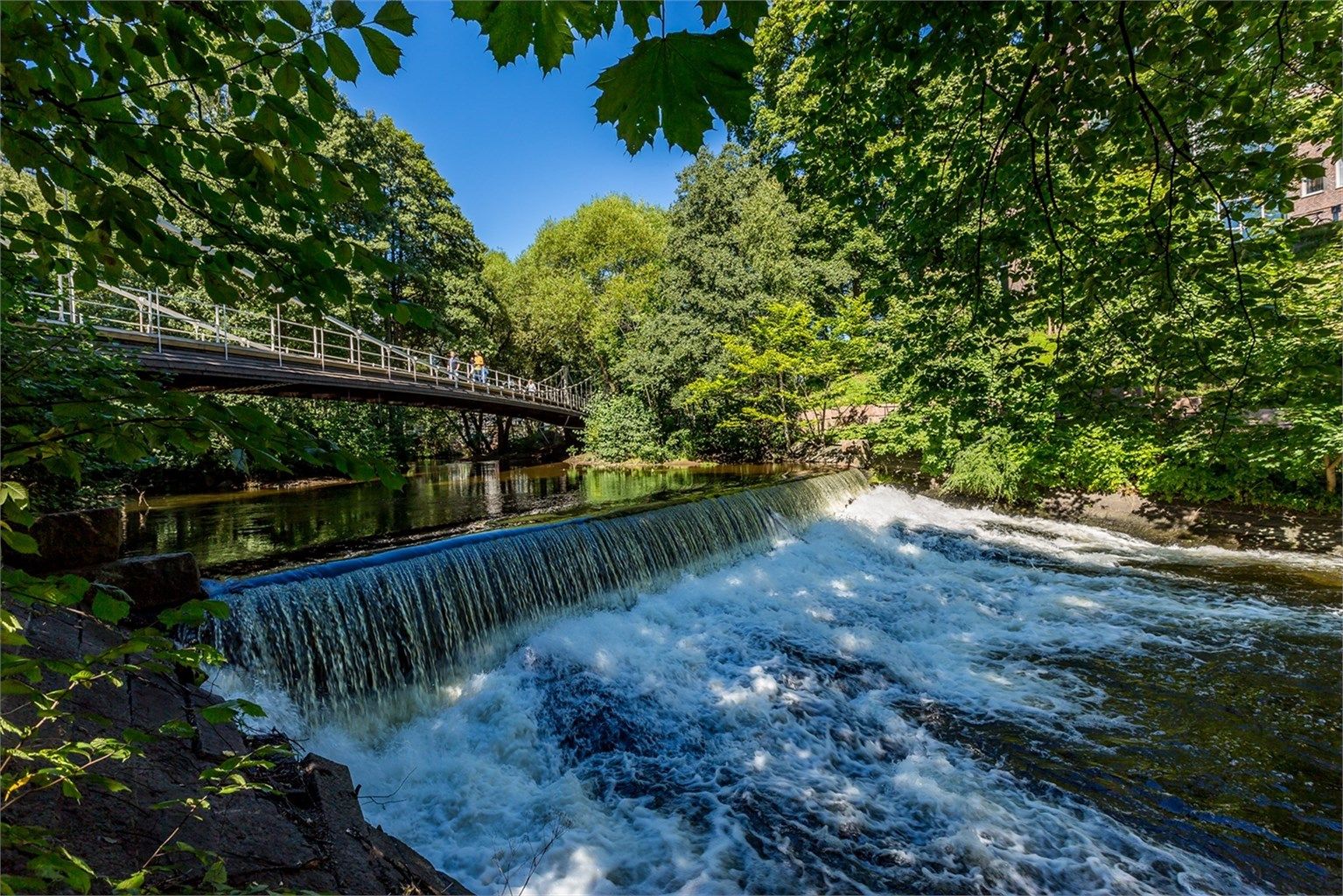 Flotte turmuligheter langs Akerselva. 