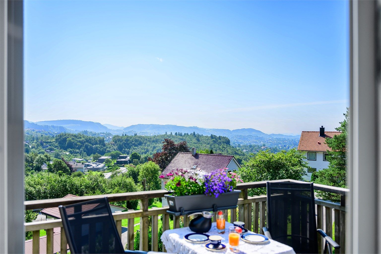 Her kan du nyte utsikten mot Fana