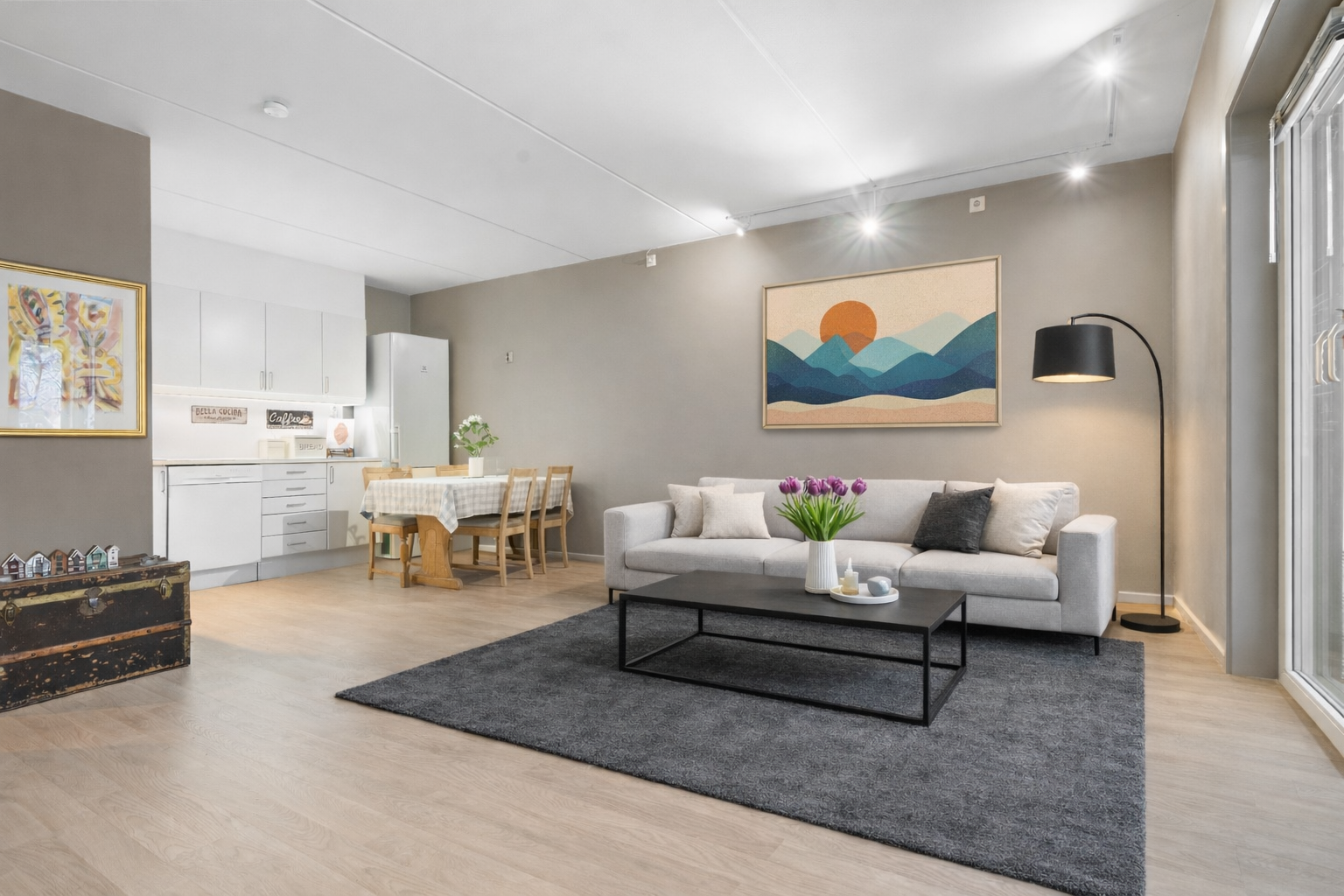 Krogsveen v/ Anders Brodshaug Berger presenterer Gotaasalleen 27 - Foto: Heidi Larsen | Bildet er redigert med AI