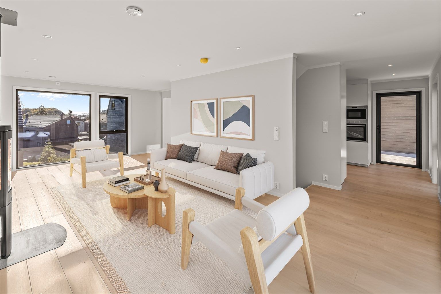 Et ekstra pluss er de lave kjøpsomkostningene – du betaler kun dokumentavgift av tomteverdien, noe som gjør dette til et meget gunstig kjøp sammenlignet med bruktboliger i samme prisklasse