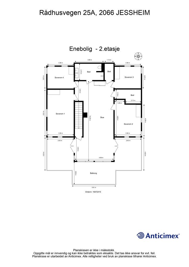 Plantegning 2.etasje