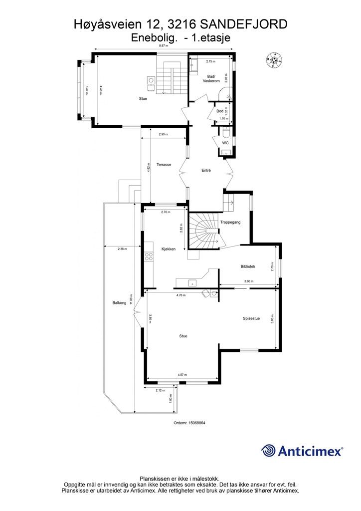 Plantegning 1.etasje
