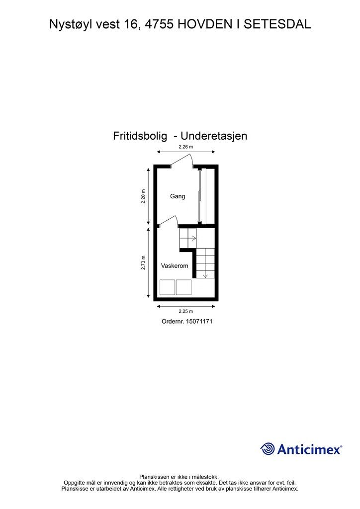 Plantegning- Underetasjen