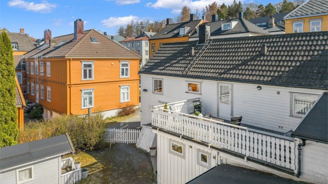 Denne delen av Møllenberg omtales gjerne som den rolige delen, samtidig som man bor midt i byen.