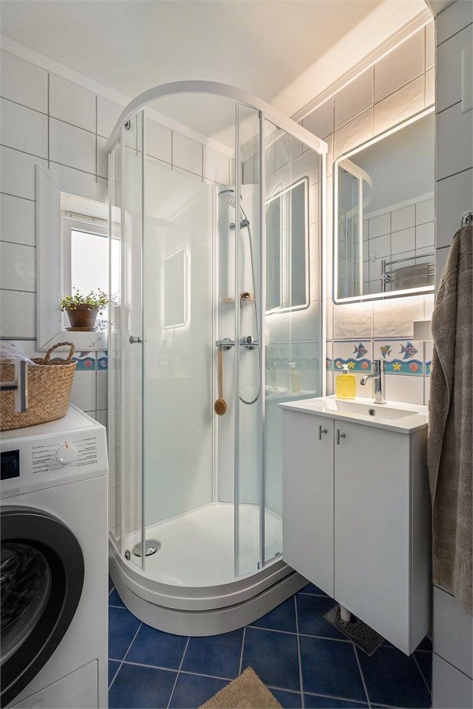 Baderommet er fra midten av 80-tallet og har med bakgrunn i alder fått en helhetsvurdering til TG3