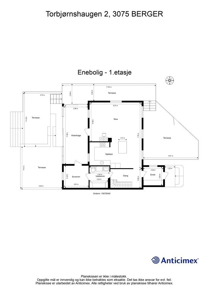 Plantegning - 1. etasje